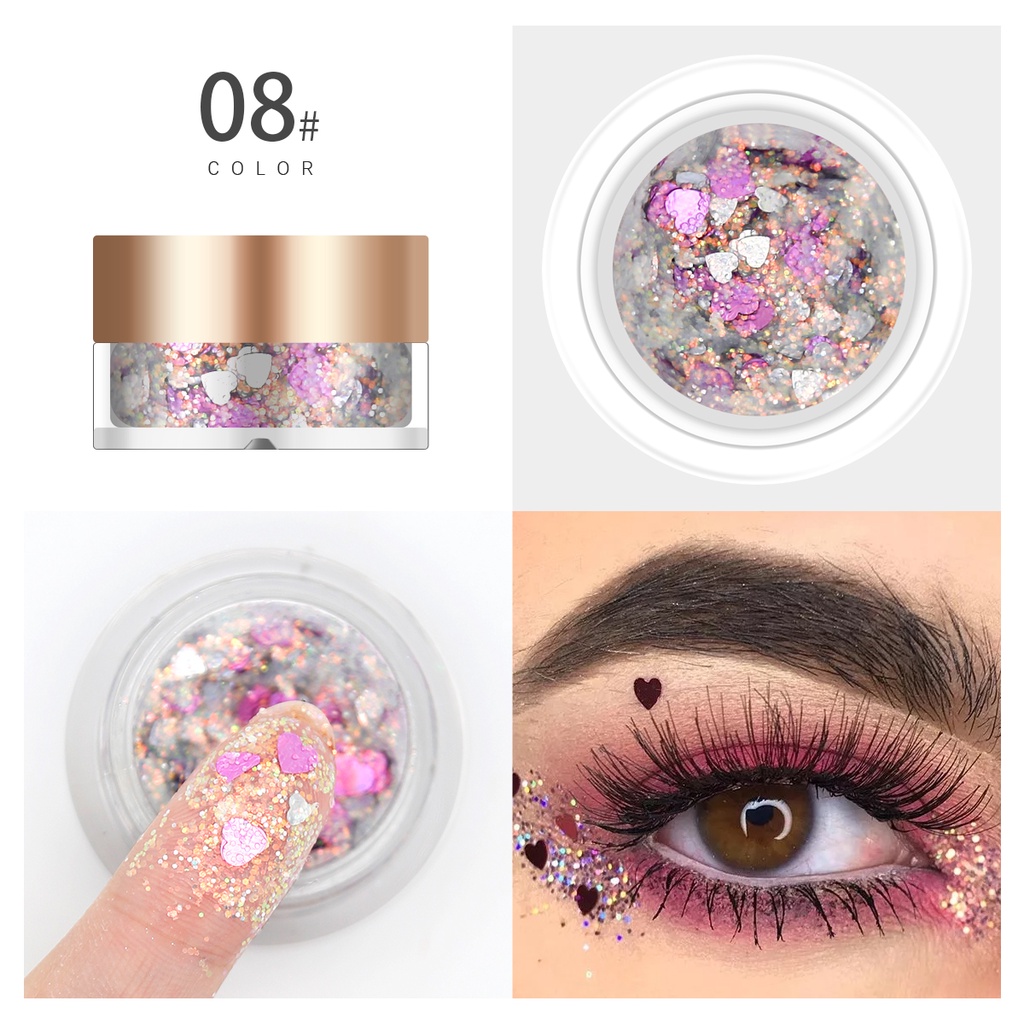 Derol Phấn Mắt Dạng Kem Có Nhũ Lấp Lánh Kháng Nước Lâu Trôi Và Chống Nhòe Phấn mắt đơn sắc