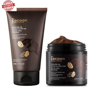 [Mã giảm giá tích lũy] TẨY DA CHẾT TOÀN THÂN Cocoon Dak Lak Coffee Body Polish 200ml Từ Cà Phê Đắk Lắk