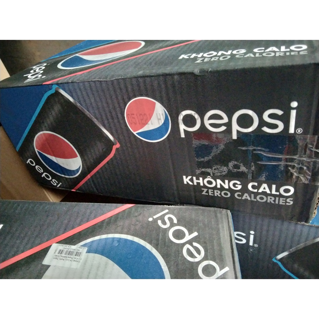 Thùng 24 lon cao Pepsi không calo
