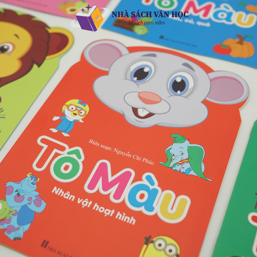 Sách Bé Tô Màu 8 Chủ Đề Bộ 8 Quyển Tô Màu Gấu