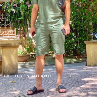 Quần sooc đũi nam - Hàng đẹp - Ảnh Thật