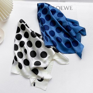 Khăn turban lụa vuông choàng cổ size 70x70cm