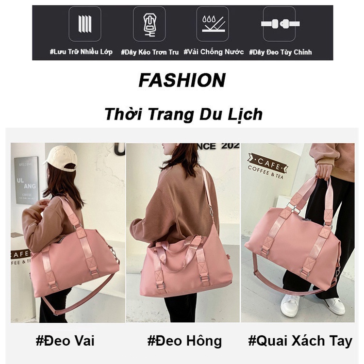 Túi xách du lịch nam nữ đa năng ZAJA thời trang thể thao phong cách đeo vai cao cấp