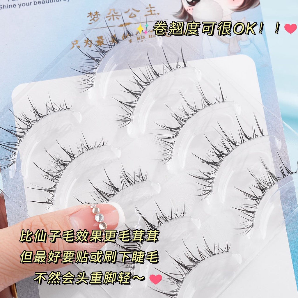 Lông Mi Giả Hóa Trang Quỷ Nhỏ Thái Lan Có Thể Tái Sử Dụng