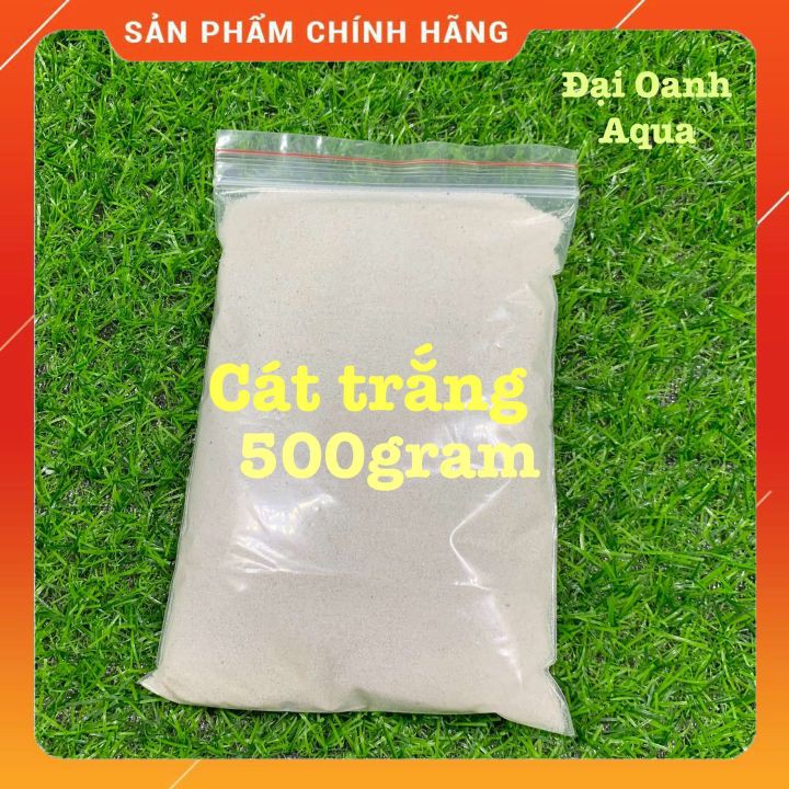 500gr cát trắng trang trí bể cá cảnh,bể thuỷ sinh, chậu cây cảnh