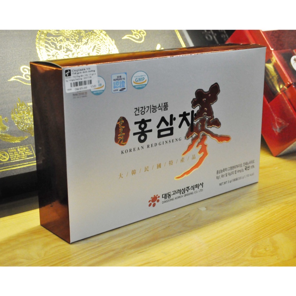 [GIẢM GIÁ SỐC] Trà hồng sâm Daedong Hàn Quốc loại 100 gói NS080