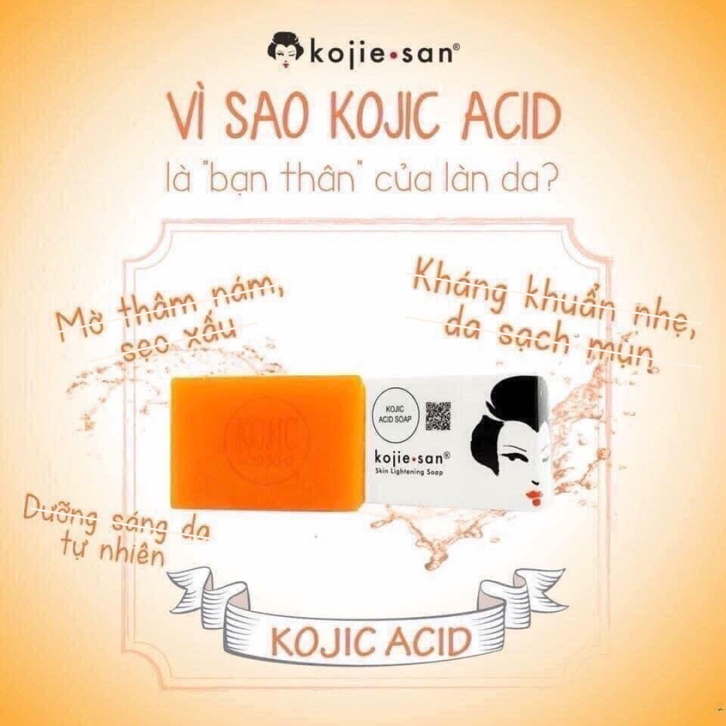 [ QUÀ TẶNG KÈM ] Soap 135G Trắng Da Sạch Mụn Lưng Xà Phòng KojieSan Tắm Trắng Chính Hãng Xà Bông Mụn Lưng Dưỡng Trắng Da | BigBuy360 - bigbuy360.vn
