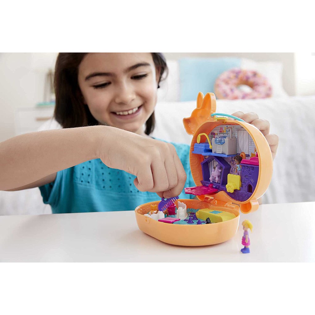 ĐỒ CHƠI POLLY POCKET - Polly Pocket và chú chó Corgi đáng yêu - MÃ SP GTN13/FRY35
