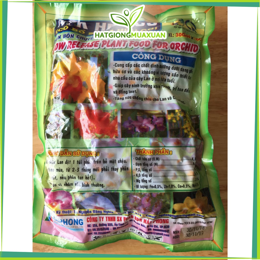 [SIEURE] Phân NPK-HP-666 Bổ sung hữu cơ - Phong lan 01gói x30 túi hàng đẹp, phân phối chuyên nghiệp.