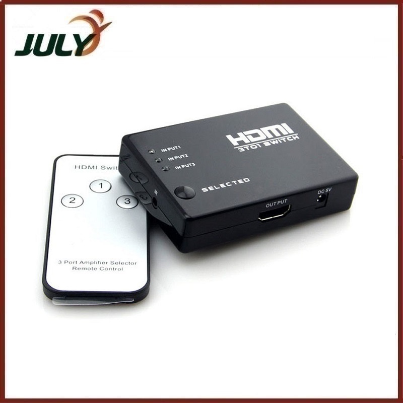 Hub chuyển 3 HDMI sang 1 HDMI ( có Remote)