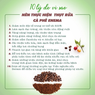 Bột cà phê enema (chỉ có nhân không rang) Viet Healthy 500g
