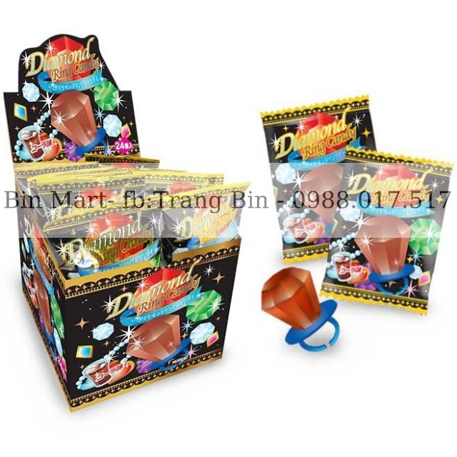 Kẹo mút nhẫn kim cương Nhật Bản