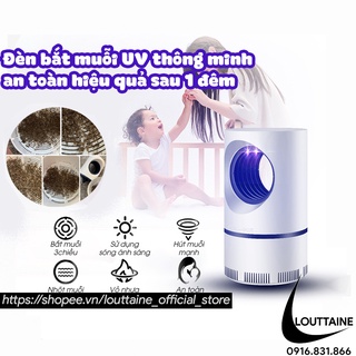 Đèn bắt muỗi UV máy bắt muỗi thông minh bằng sóng ánh sáng hiệu quả an toàn ngay sau 1 đêm sử dụng