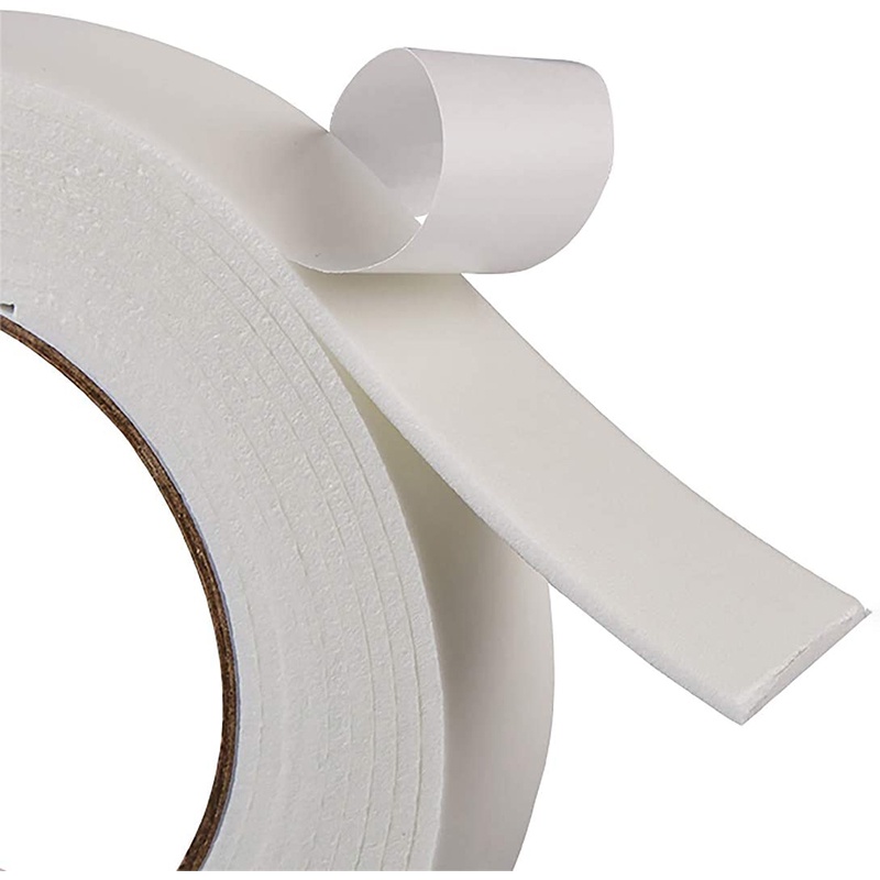 Cuộn Băng Keo Hai Mặt Bằng Xốp PE Màu Trắng Chịu Được Sức Nặng Chống Chịu Được Thời Tiết Dùng Cho Trang Trí Nhà/Văn Phòng