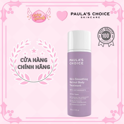 [PAULA'S CHOICE] Kem Dưỡng Thể Retinol Làm Sáng Da, Chống Lão Hóa Skin Smoothing Retinol Body Treatment 118ml (Mã 5800)