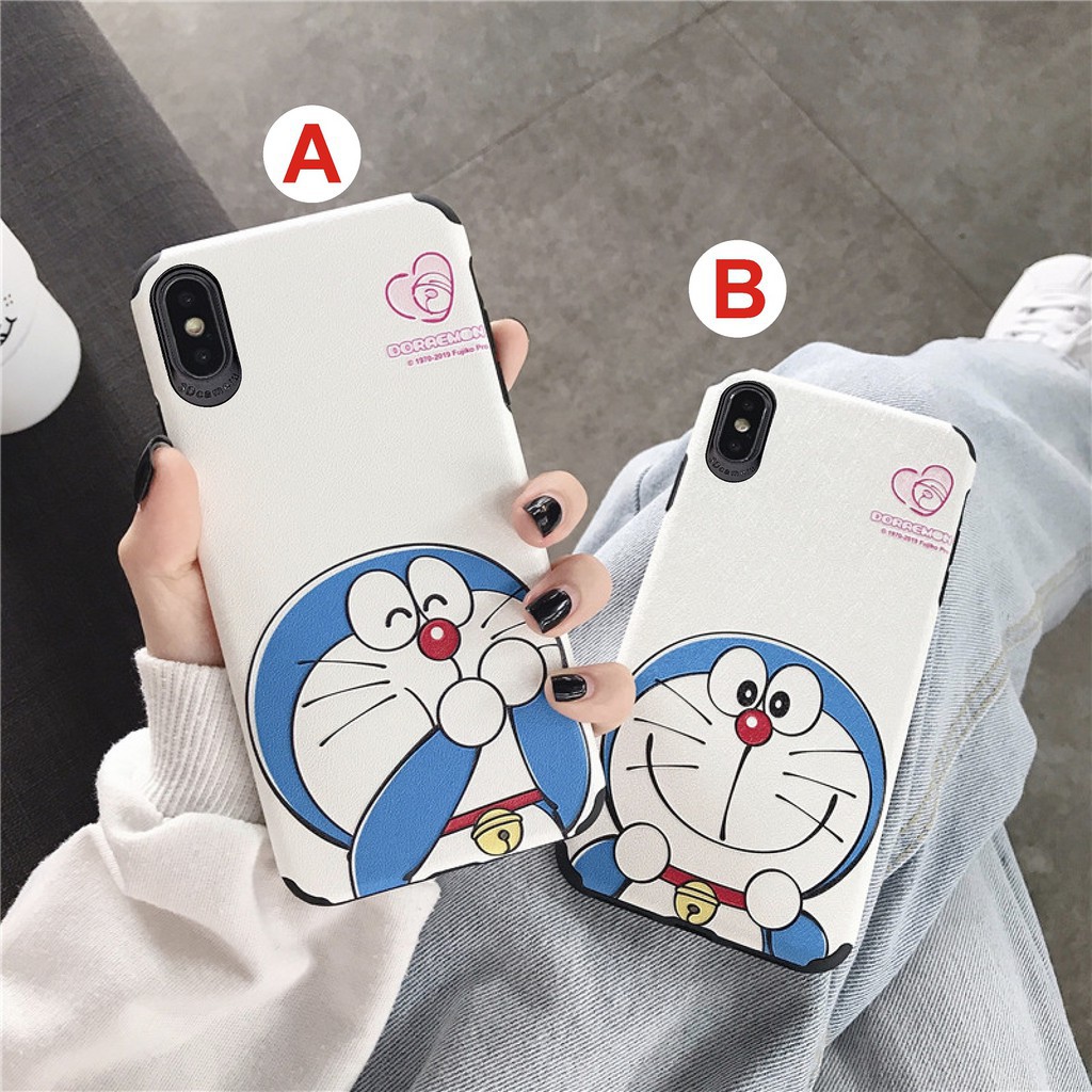 Ốp Lưng Iphone Da IMD chống bẩn, chống sốc Doraemon 2 - D029