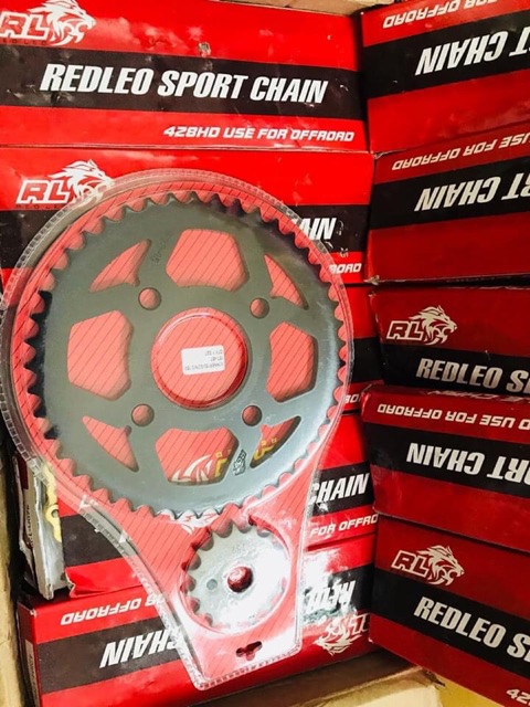 Bộ Nhông sên dĩa REDLEO Winer ,Exciter, Satria, Sonic, Wave , Dream