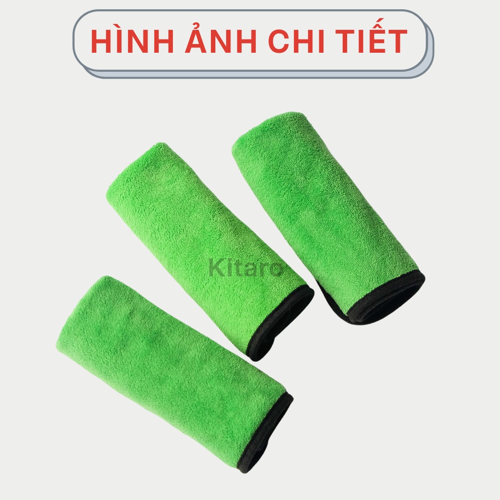 Khăn Lau Xe Microfiber - Khăn Đa Năng 2 Mặt Thấm Hút Cao Cấp