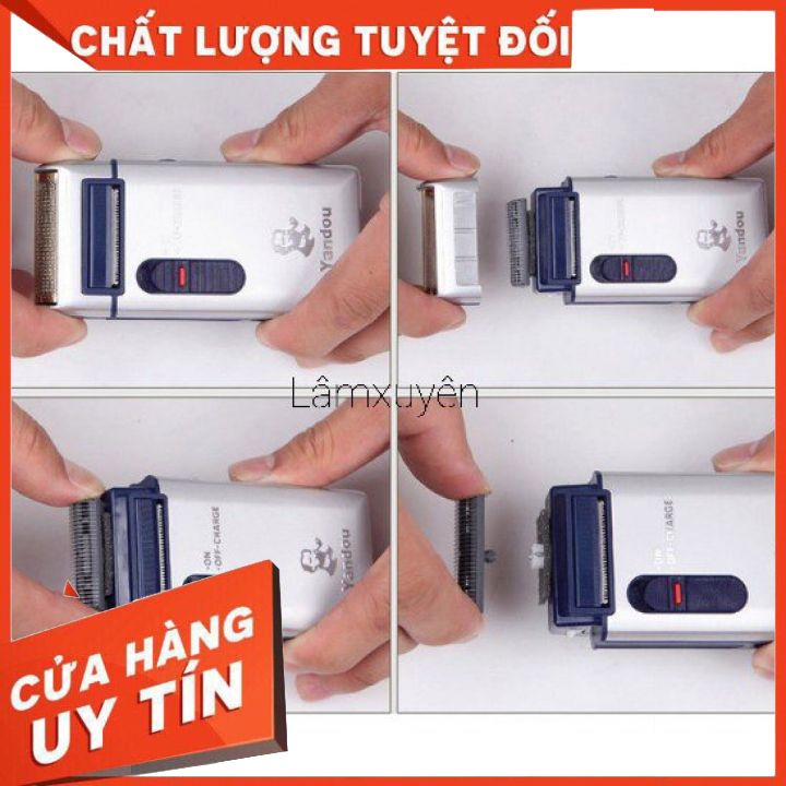 Máy Cạo Râu Đa Năng Yandou SC-W301U_ Nhỏ Gọn Cắt Siêu Sắc Siêu Bền Pin Cực Trâu Có Thể Thay Lưỡi _CHUYÊN DỤNG