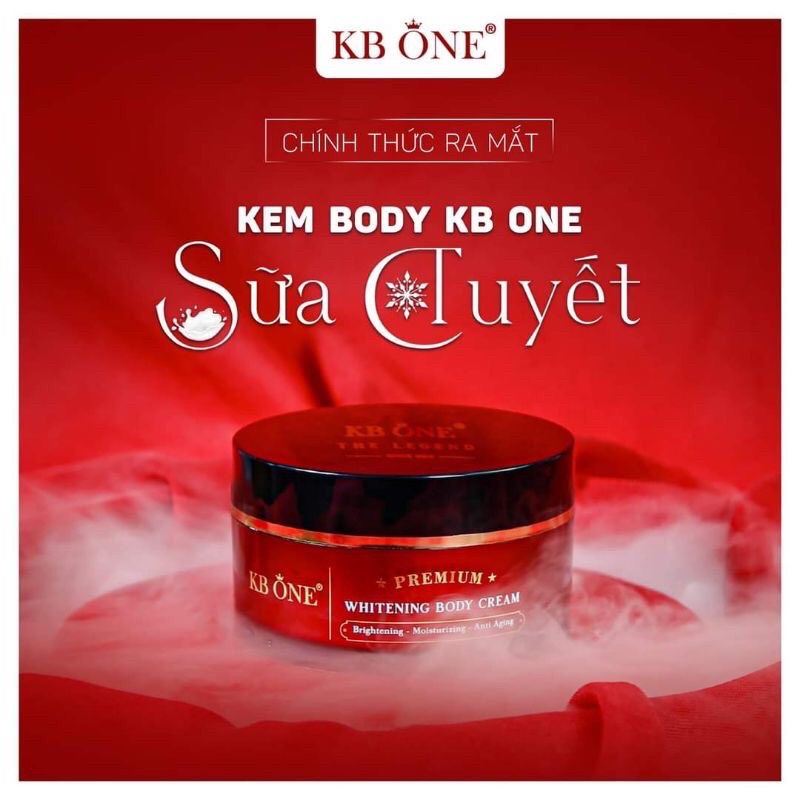 Kem KBone WhiteninBody Cream 200 gram - Dưỡng trắng toàn thân Body Tuyết