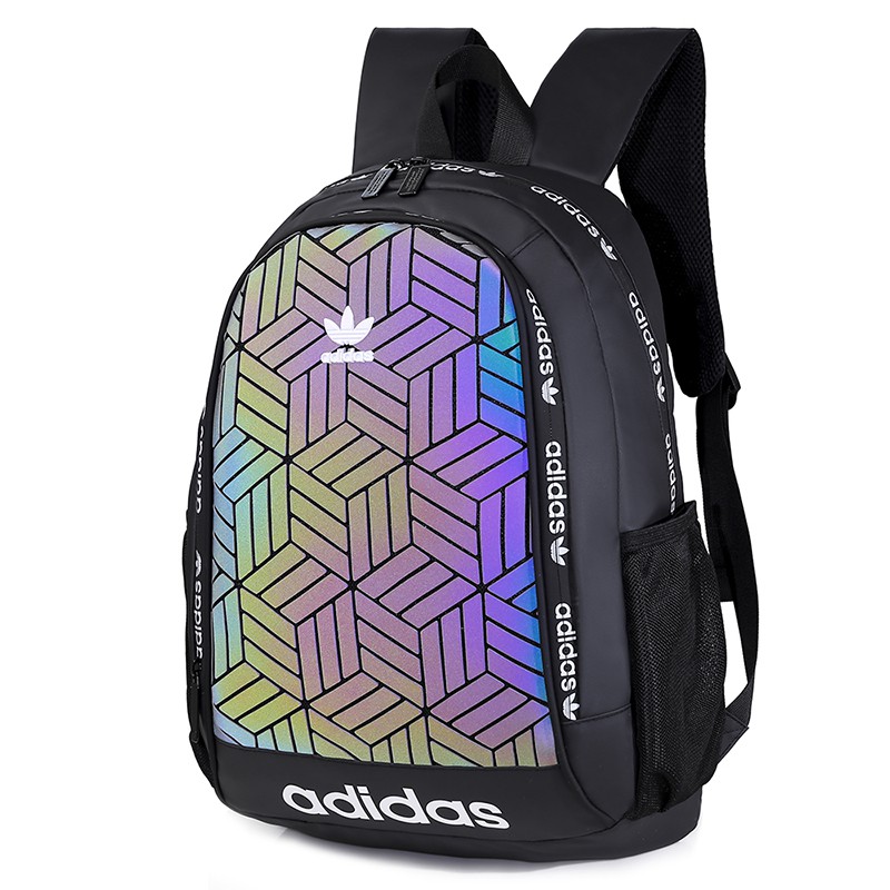 NEW PATTERN WATERPROOF Ba lô phản quang 3D Adidas thiết kế đẹp mắt và sang chảnh Student Backapck