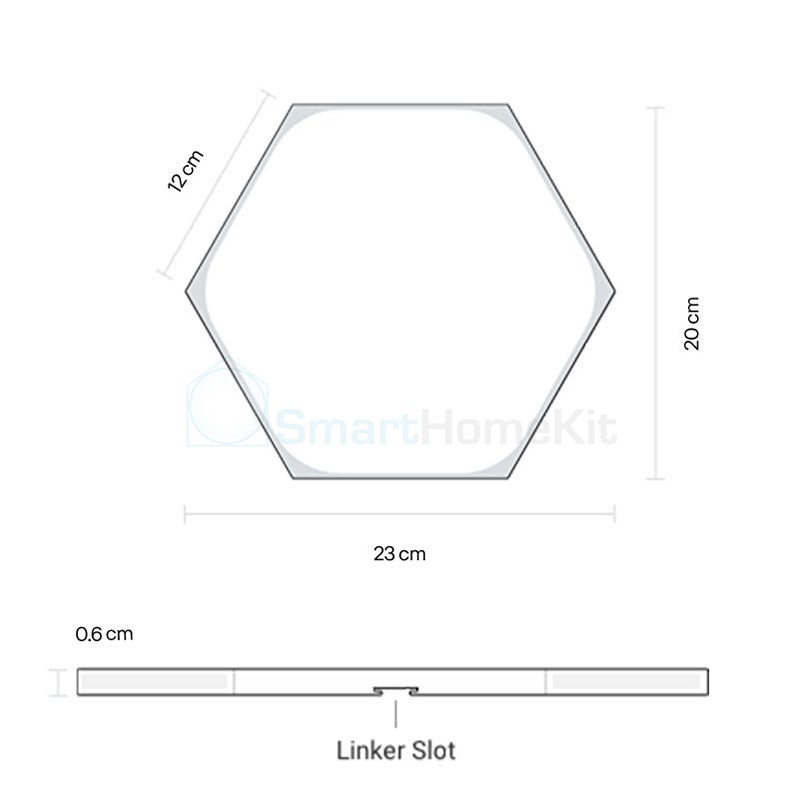 Nanoleaf Hexagon Shapes lục giác | Đèn lắp ghép cao cấp 16 triệu màu thông minh