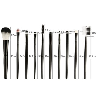MAANGE 10pcs Makeup Brushes Set Eyebrow Makeup  Powder Foundation Brush