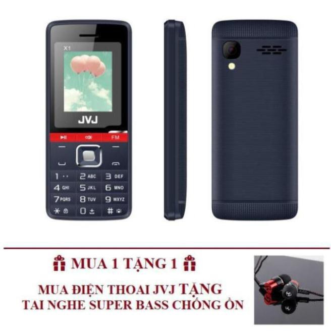 Điện thoại JVJ X1 - 8MB/32G/1000mAh - TẠNG TAI NGHE SUPER BASS CHỐNG ỒN
