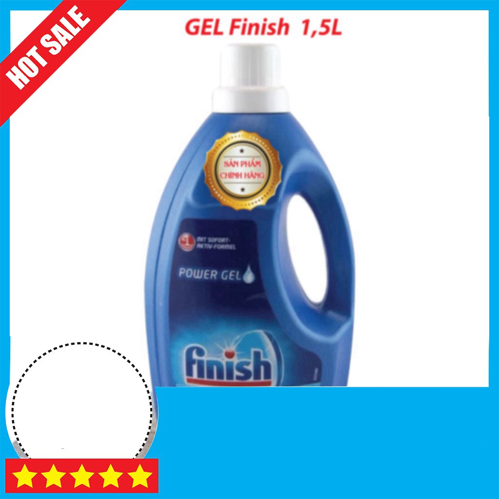 [KM 200g muối Finish] Gel rửa bát Finish Classic 1,5 lit