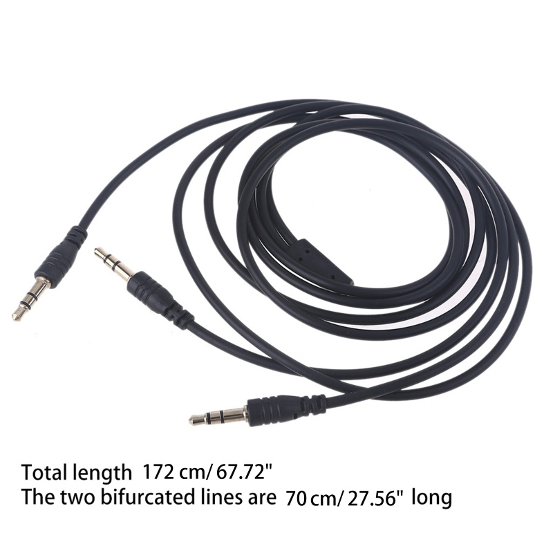 Cáp Chia Âm Thanh Tai Nghe 3.5mm ĐầU CắM Sang 2 Lỗ CắM 3.5mm Chuyên DụNg Cho