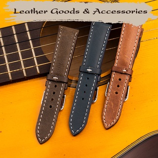 Dây đồng hồ da bò sáp - dây đồng hồ da bò cao cấp mrfour | cowhide watch bands