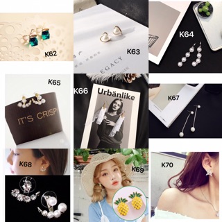 Combo 5 khuyên tai tặng thêm 1 đôi (free ship toàn quốc, ib chọn mẫu)