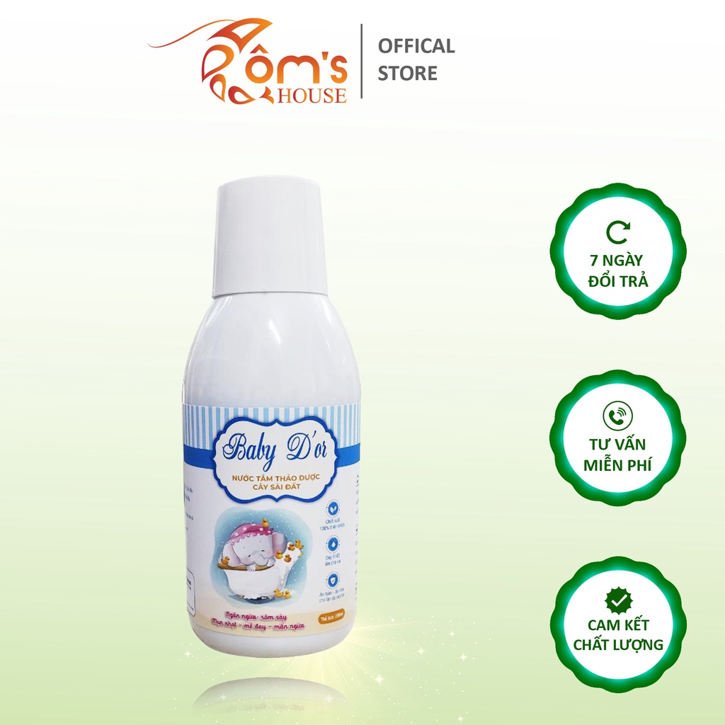 Sữa tắm thảo dược cây sài đất BABY DOR- chai 200ml