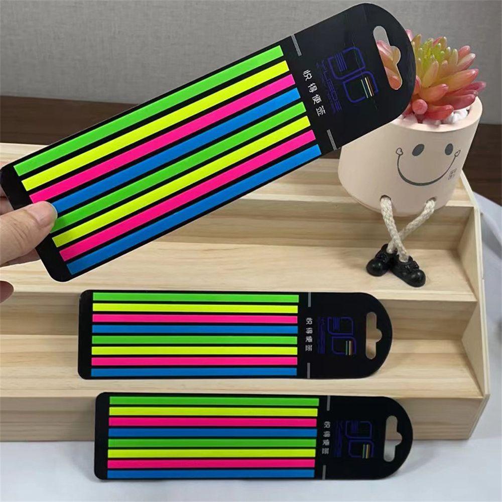 AUGUSTINA Set 160 Miếng Dán Trong Suốt Màu Sắc Xinh Xắn Dùng Để Đọc Sách Dành Cho Các Bé