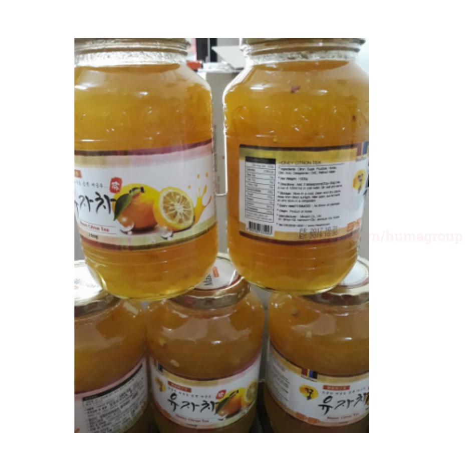 Chanh Mật Ong Hàn Quốc 1Kg - Chành Đào Vàng Hiệu Quả Tốt Cho Tiêu Hóa, Giảm Cân Nhập Khẩu Hàn Quốc