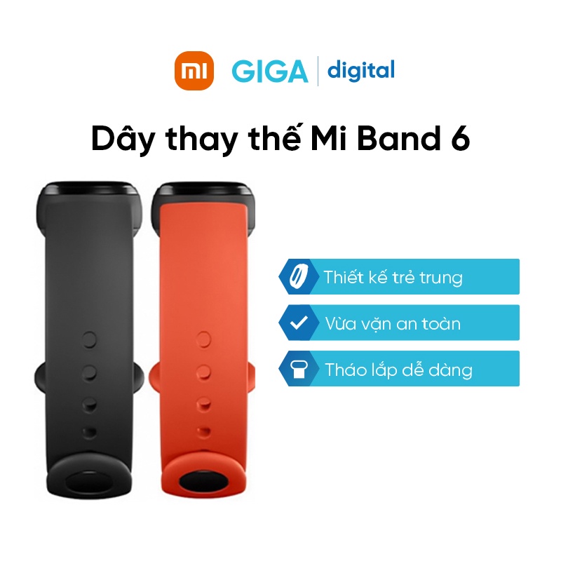 Set 3 dây đeo cho đồng hồ thông minh Mi Smart Band 6 - Chính hãng