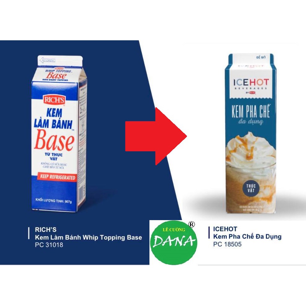 Kem làm bánh / pha chế  đa dụng