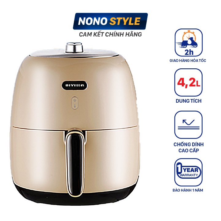 Nồi chiên không dầu BIYI AF80A 4.2L1500W