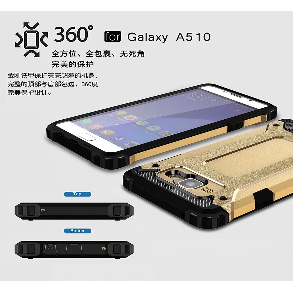 Ốp điện thoại 2 lớp chống sốc cho Samsung A510 2016 / A3 2016