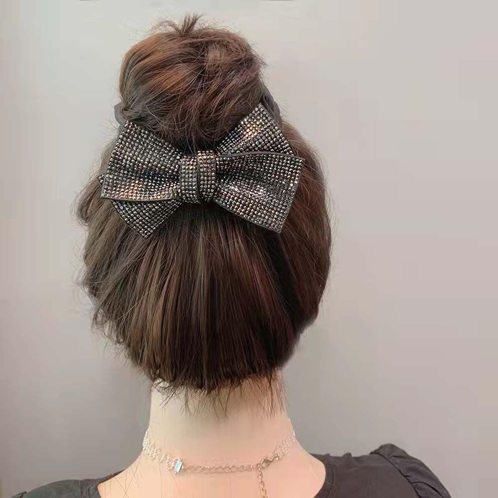 Dây Buộc Tóc Cao Su Thắt Nơ Phong Cách Retro Cho Nữ|Dây Cột Tóc Thiết Kế Xinh Xắn Thời Trang Cho Nữ