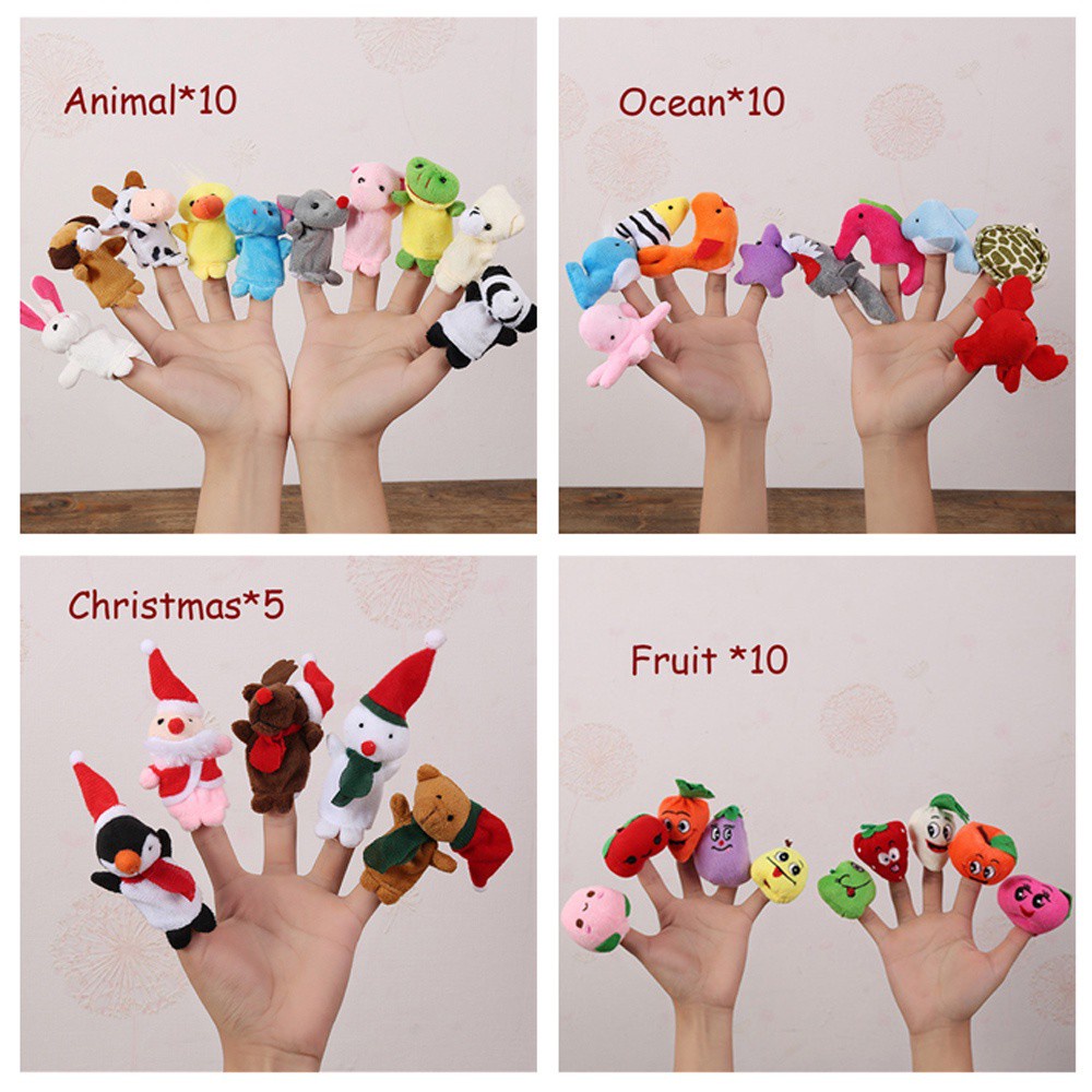 Rối Ngón Tay Hình Trái Cây Dễ Thương Cho Bé