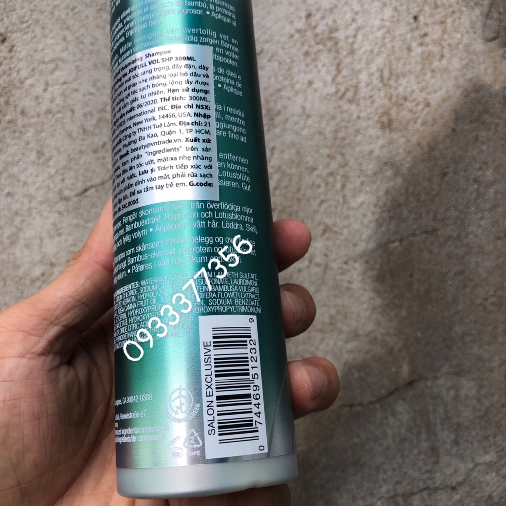 DẦU GỘI PHỒNG TÓC JOIFULL VOLUMIZING SHAMPOO JOICO