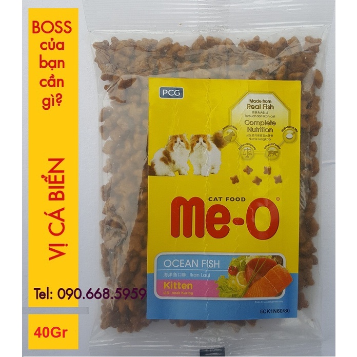 HẠT Me-O cho mèo con 40gr, Hạt Wonder Cats 40g
