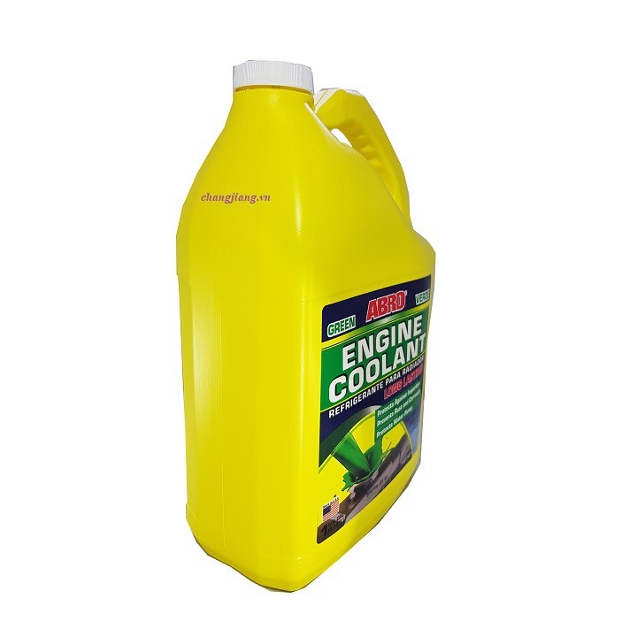 Nước Làm Mát Động Cơ Ô Tô ABRO ENGINE COOLANT Xanh 4Lít