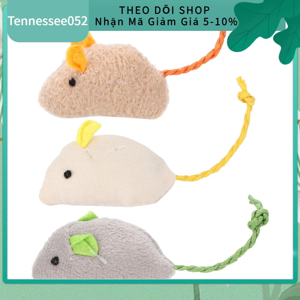Tennessee052 Đồ chơi mô phỏng chuột sang trọng tương tác cho mèo trong nhà và con
