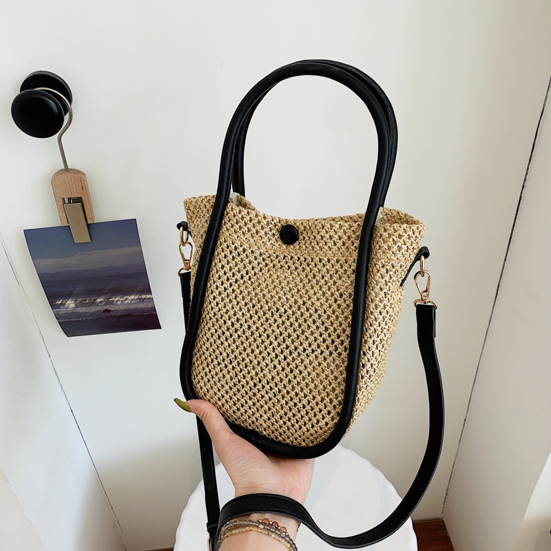 Túi Đeo Vai Bằng Rơm Phong Cách Pháp Thời Trang Mùa Hè 2022