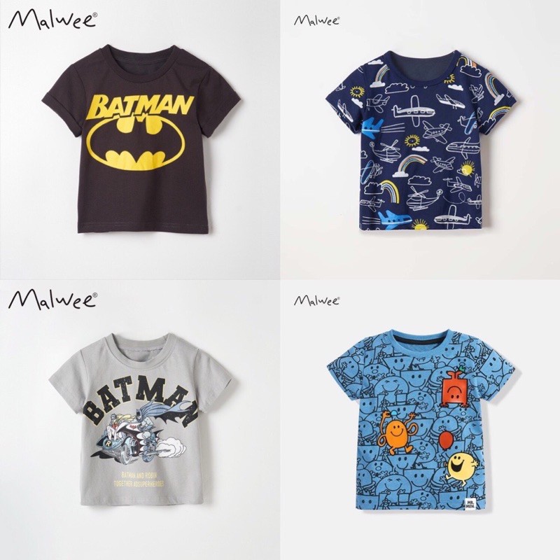 Áo bé trai Malwee thun cotton chất đẹp