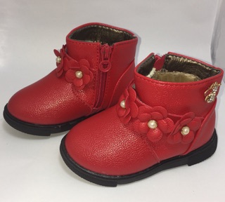 Giày boot lót lông bé gái -A158