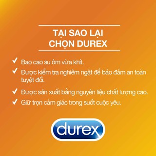 Bộ 3 bao cao su Durex Sensation 3 bao