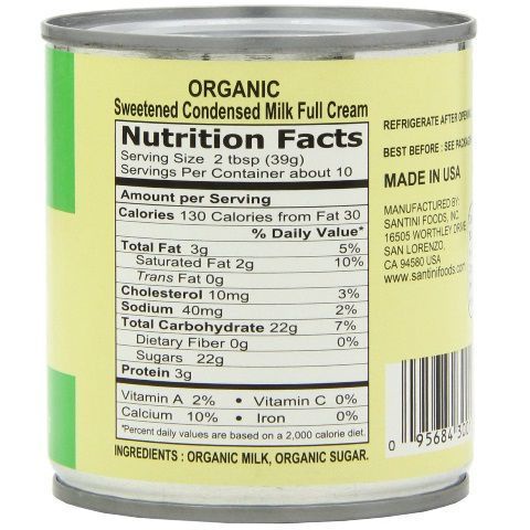 Sữa Đặc Có Đường Hữu Cơ California Farms Organic Sweetened Condensed milk 397G
